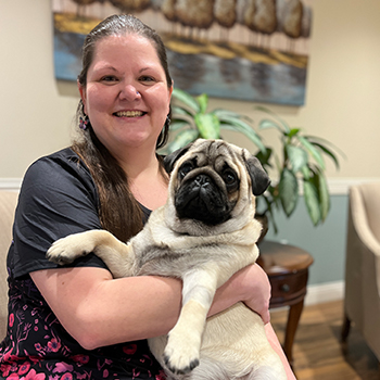 Amanda & Gus the Pug